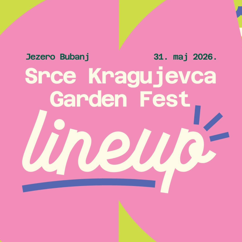 Сутра почиње „Garden Fest ’26“: Бојана Вунтуришевић, Zoster и богат хуманитарни програм на Бубњу