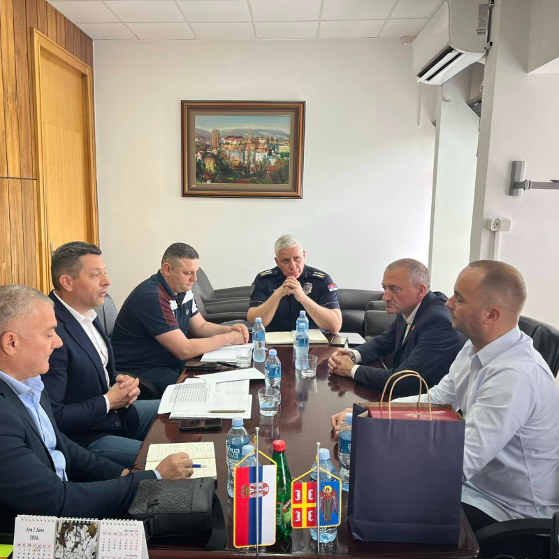 Унапређење безбедности приоритет: Орлић разговарао са руководством Полицијске управе Крагујевац